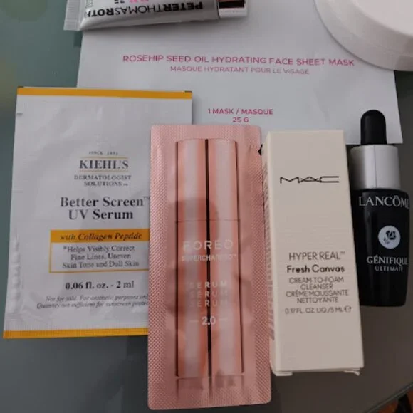 MACY'S 8pc LOT SKINCARE & HAIR: ELEMIS/KIEHL'S/LANCOME/MAC/PETER THOMAS ROTH~NEW - Picture 5 of 6